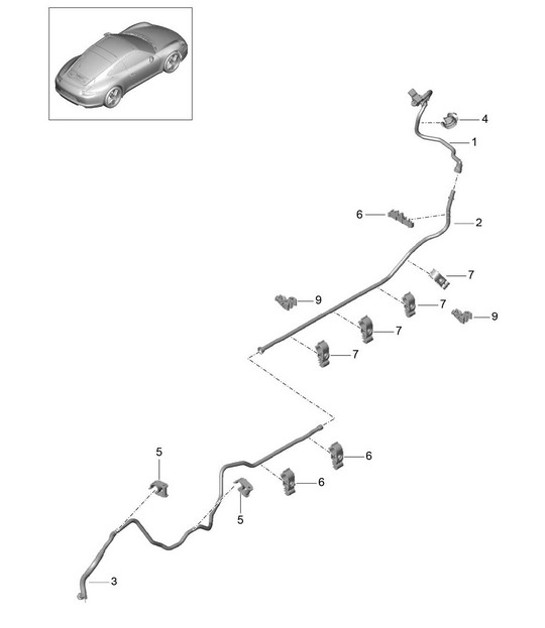 Diagram 604-015 Porsche 991.2 Speedster 4.0L (510Bhp) 2019 Wheels, Brakes