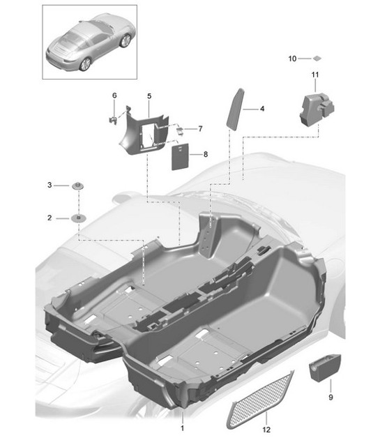 Diagram 807-012 Porsche Taycan 2020>> 