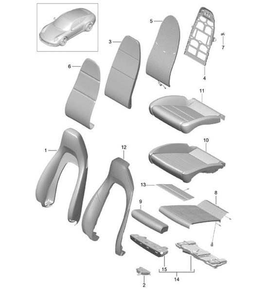 Diagram 817-002 Porsche Cayman 718C (982C) 2017>> Body