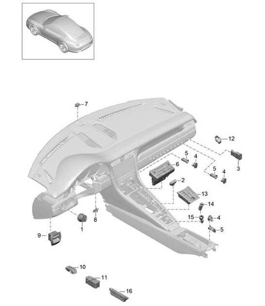 Diagram 903-005 Porsche Panamera GTS V8 4.0L 