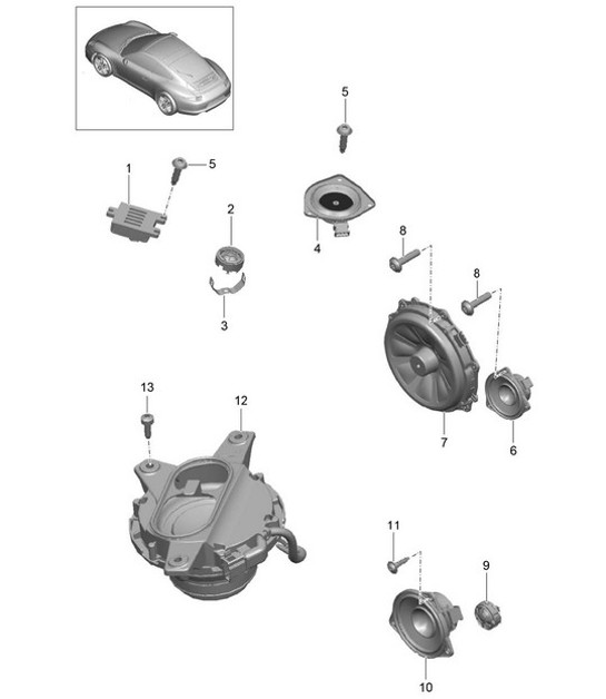 Diagram 911-005 Porsche Taycan (9J1) MK2 2024>> 