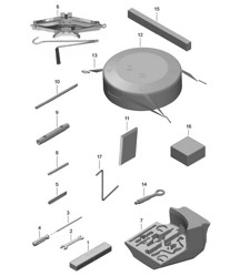 Tool jack 991.2 Carrera 2017-19