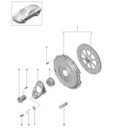 Coupling - G9105,G9106, G9135+ PR:487 - 991.2 Carrera 2017-19