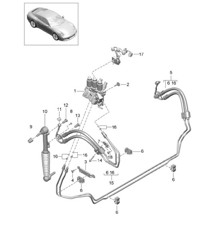 Lignes / Partie avant / Amortisseur / PDCC - PR:031,352 - 991.2 Carrera 2017-19
