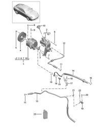 Lijnen / motor / PDCC - PR:031.352 - 991.2 Carrera 2017-19