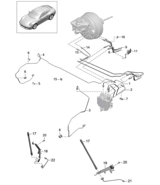 Diagram 604-005 Porsche Cayenne GTS V8 4.8L Petrol 400HP Wheels, Brakes