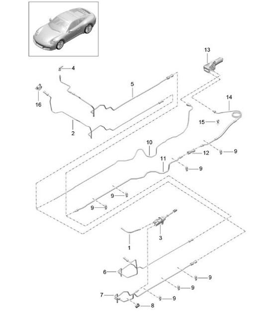 Diagram 702-008 Porsche Taycan Turbo 