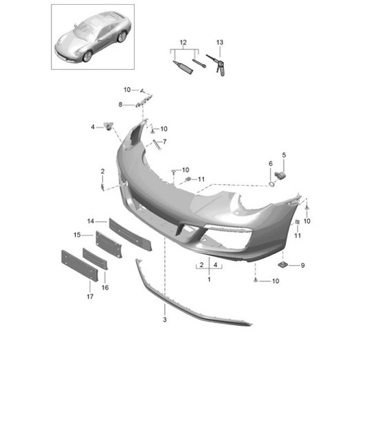 Diagram 802-001 Porsche 卡宴双门轿跑车 Turbo V8 4.0L 汽油 550Hp 