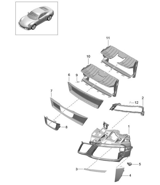 Diagram 802-007 Porsche Taycan Turbo S 