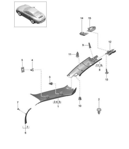Diagram 807-056 Porsche Taycan Turbo 