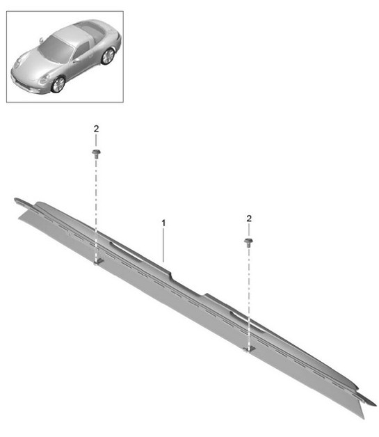 Diagram 811-010 Porsche 958 Cayenne S V8 4.8L Petrol 400HP 2010-17 Body