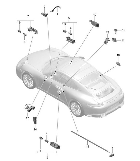 Diagram 903-004 Porsche Taycan (9J1) MK2 2024>> 