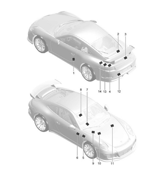 Diagram 001-005 Porsche Panamera 4  V6 2.9L 