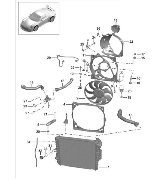 Diagram 105-015 Porsche Macan (95B) MK2 2019-2021 