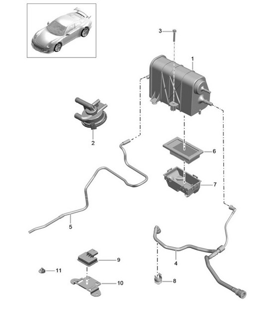 Diagram 201-020 Porsche Cayenne 9YB 2023>> 