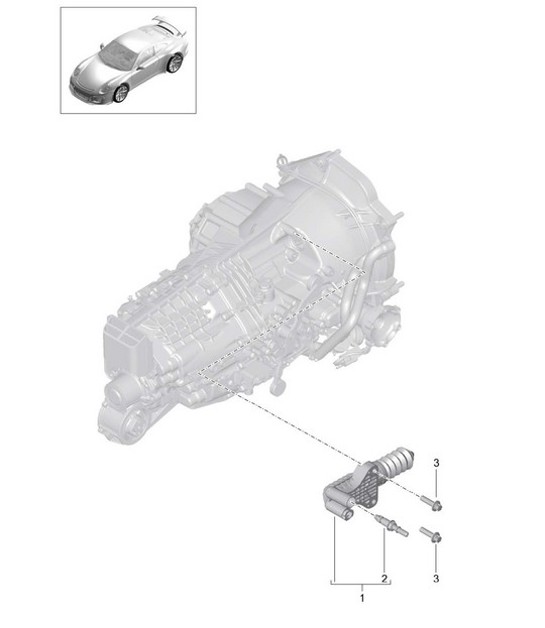 Diagram 301-005 Porsche 955  Cayenne Turbo S 4.5L 2006>> Transmission