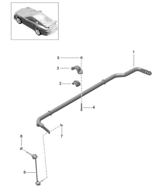 Diagram 402-100 Porsche Cayenne Coupe Turbo S E-Hybrid V8 4.0L 550CV 