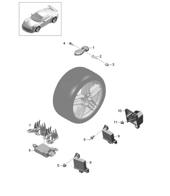 Diagram 601-005 Porsche Taycan 