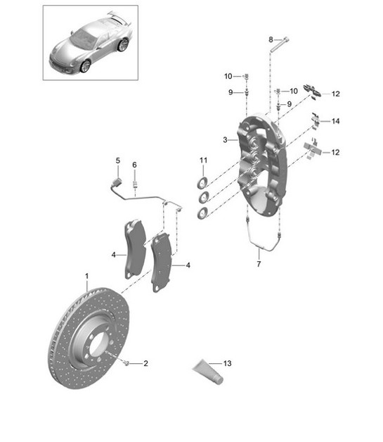 Diagram 602-000 Porsche 924S 2.5L 1986-87 