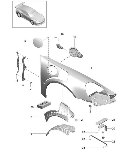 Diagram 801-042 Porsche Taycan (9J1) MK2 2024>> 