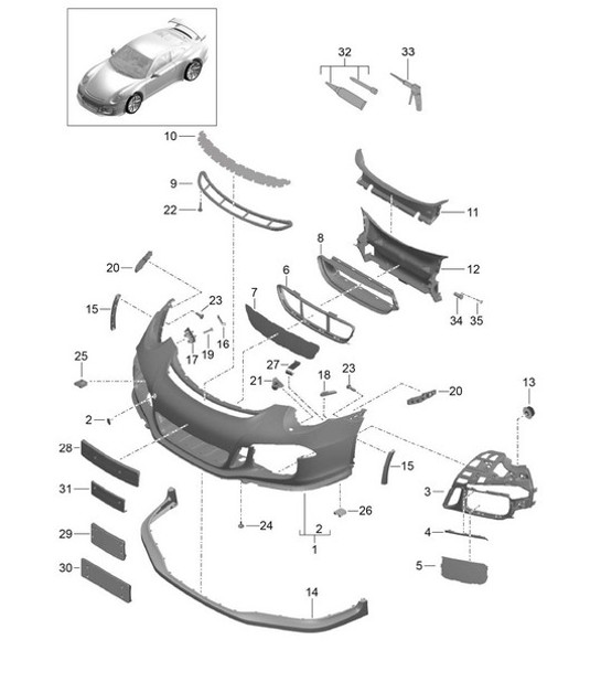 Diagram 802-002 Porsche Cayenne 9YB 2023>> 