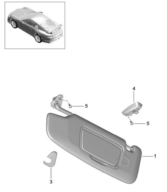 Diagram 807-067 Porsche 993 (911) (1994-1998) Carrozzeria
