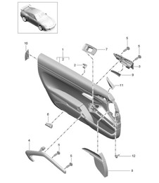 Door panel / Accessories 991 GT3 >>2016