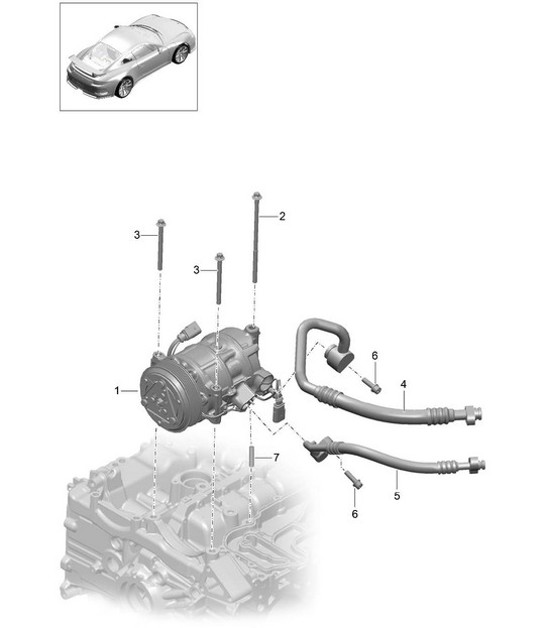 Diagram 813-016 Porsche 997 (911) MK1 2005-2008 Carrozzeria