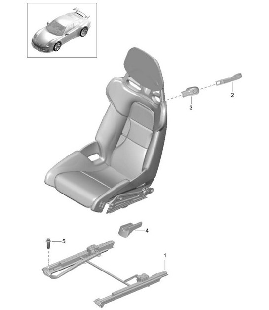 Diagram 817-000 Porsche 991 (911) MK1 2012-2016 Body