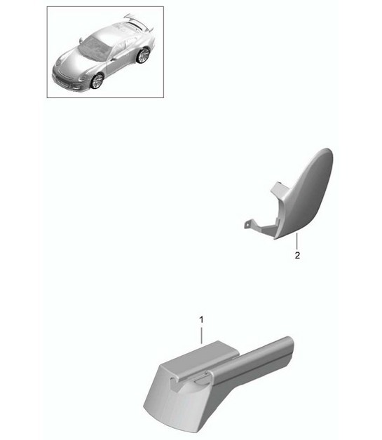 Diagram 817-020 Porsche 993 (911) (1994-1998) Body
