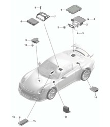 Control units 991 R/GT3/RS 2014-21