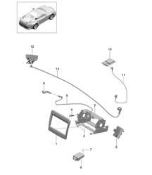 Voorbereiding / Navigatiesysteem - Japan, PR:675 - 991 R/GT3/RS 2014-17