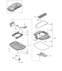 Oil sump 991 Turbo / GT2 RS 2014-20