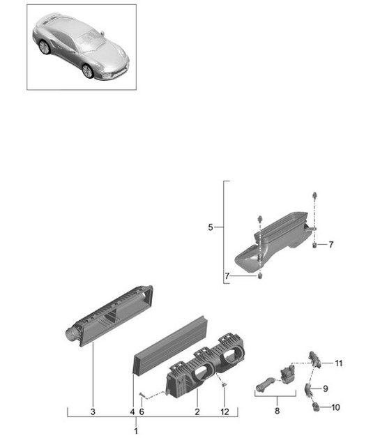 Diagram 106-000 Porsche Cayenne 9PA (955) 2003-2006 Engine