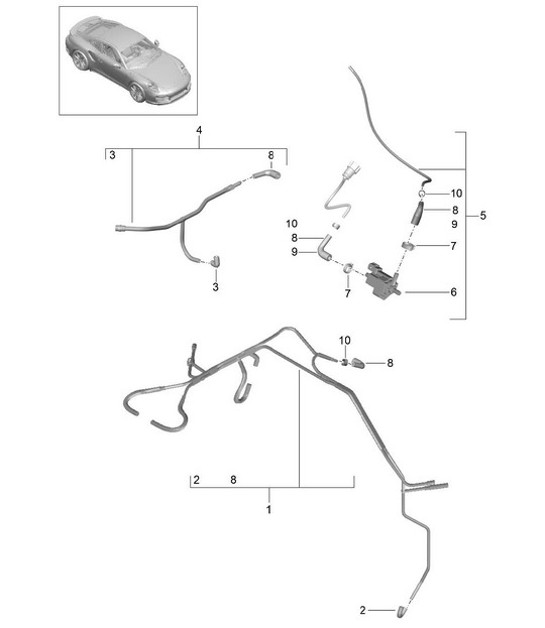 Diagram 107-015 Porsche 开曼718C(982C)2017>> 引擎