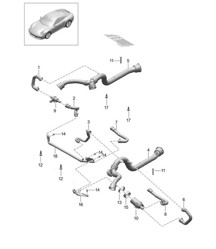 Différentiel pont avant / Refroidissement 991 Turbo 2014-20