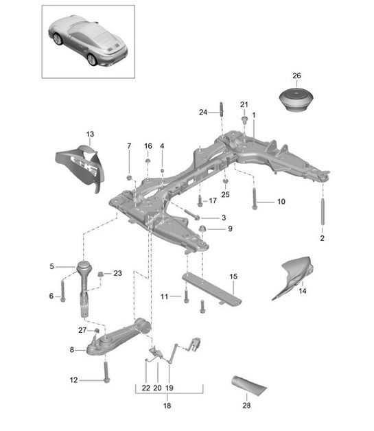 Diagram 401-000 Porsche Macan (95B) MK3 2022>> 