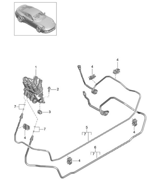Diagram 402-020 Porsche Taycan (9J1) MK2 2024>> 