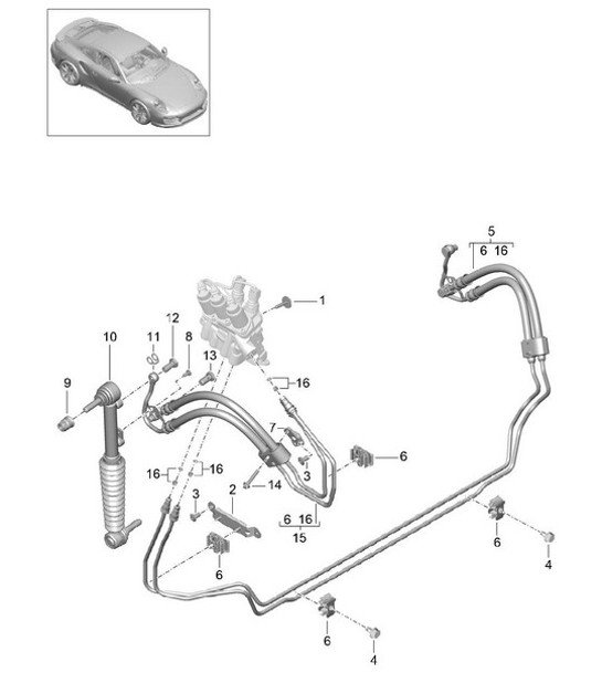 Diagram 402-030 Porsche 944 1982-1991 