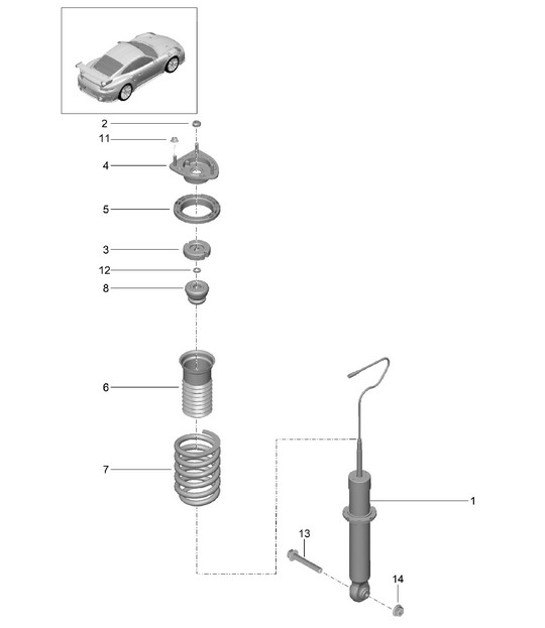 Diagram 502-003 Porsche 918 Spyder 2014-2015 