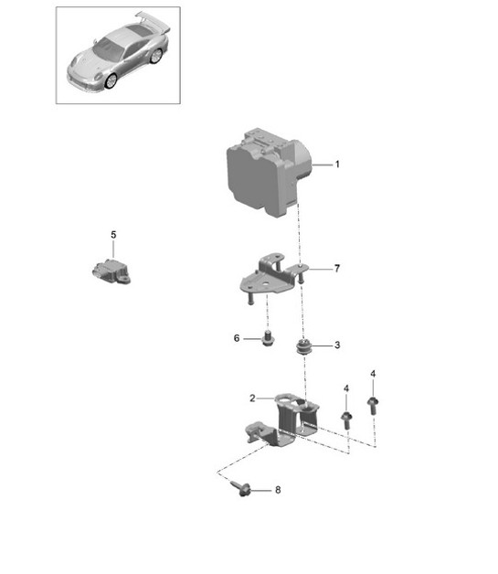 Diagram 605-003 Porsche Taycan (9J1) MK1 2020-2024 