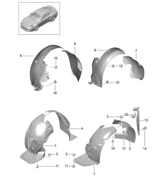 Diagram 801-075 Porsche Taycan (9J1) MK2 2024>> 