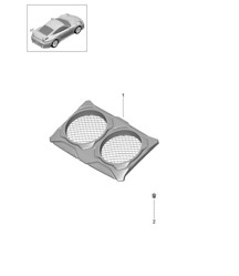 Habillage / Compartiment moteur 991 GT2 RS 2014-20