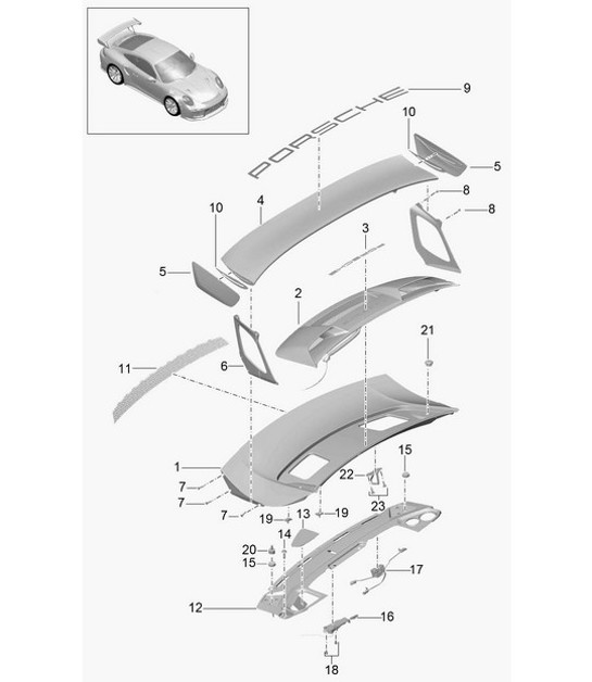 Diagram 803-015 Porsche 卡宴 S Coupe V8 4.0L 474Hp 