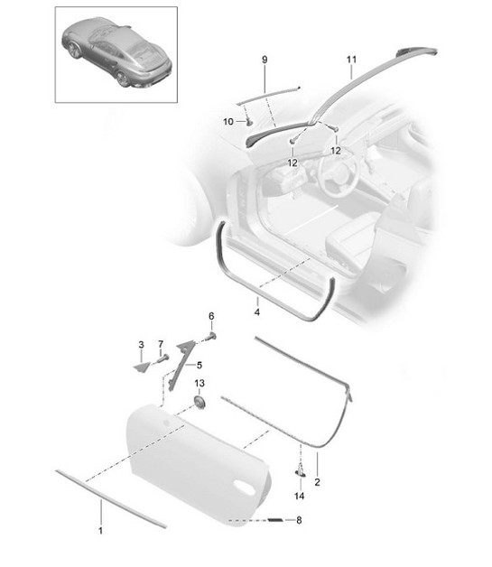 Diagram 804-017 Porsche Taycan (9J1) MK2 2024>> 