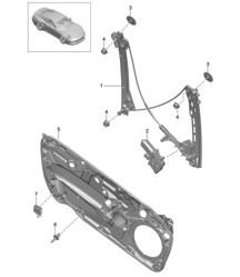 Alzacristallo 991 Turbo / GT2 RS 2017&gt;&gt;