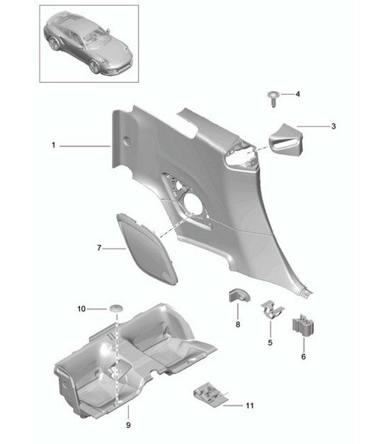 Diagram 807-022 Porsche Macan-e (95C) Electric 2024>> 