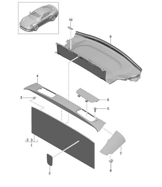 Diagram 807-035 Porsche Cayenne S/GTS 4.8L 2007>> Body