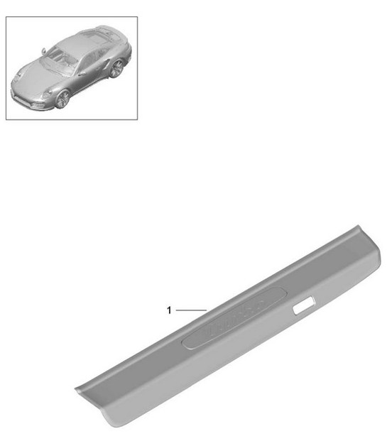 Diagram 807-057 Porsche 卡宴轿跑车 V6 3.0L 汽油 340Hp 