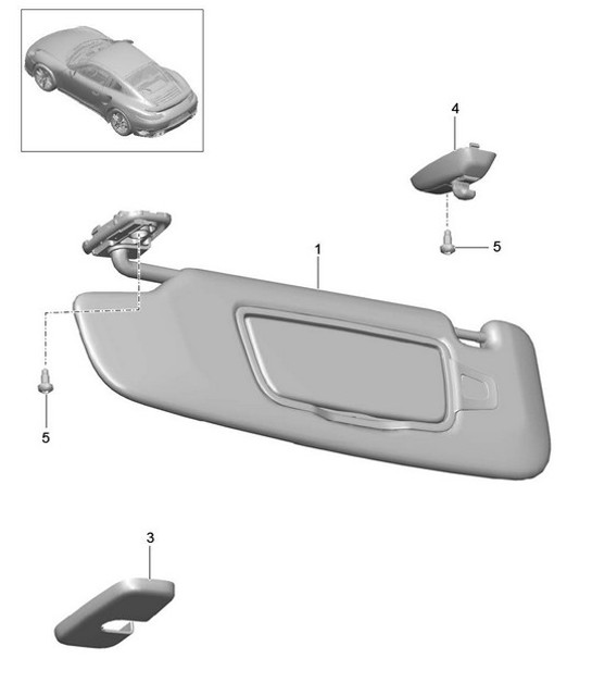 Diagram 807-065 Porsche 996 C2 3.4L 1997-08/01 Body
